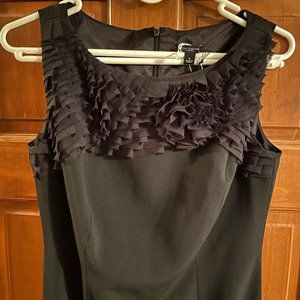 New Ann Taylor Tropical Wool Sleeveless Flutter Dress Size 4 Retail $175